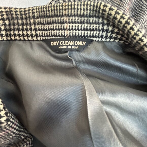 Lords Of London Patrick James Mens Plaid Two-Button Blazer 44R Camel Hair Gray - Picture 3 of 10